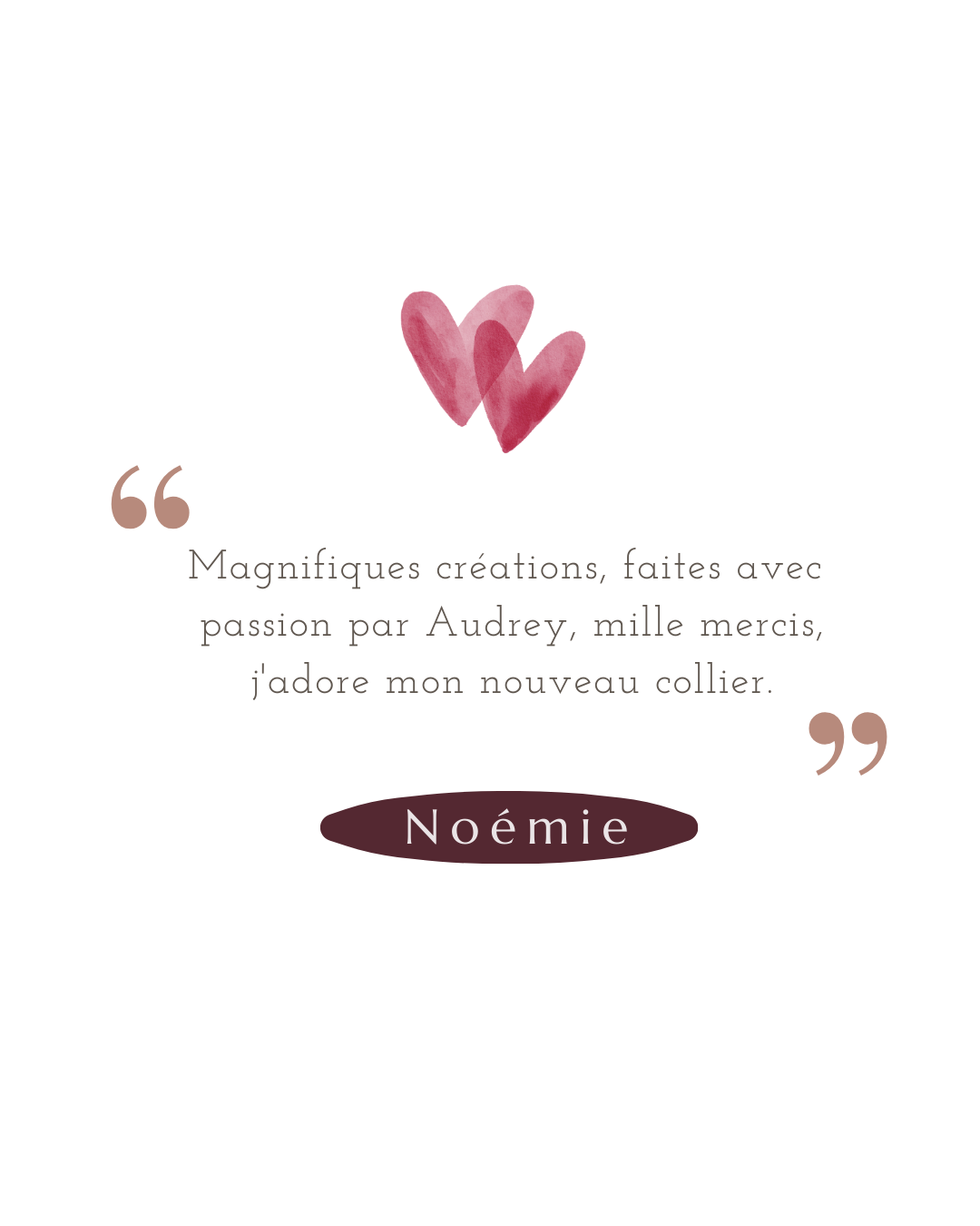 avis client collier personnalisable creation artisanale estampe a la main La Tete dans les Netoiles